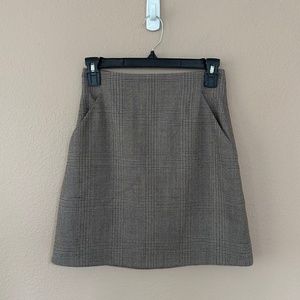 NWT & Other Stories Plaid Wool Blend Mini Skirt | Size 2